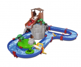 Indoor and Outdoor Water Toy 2 Boats Included Jada Toys AquaPlay Ryans World Water Playset 2 Characters Red and Blue Water Table 