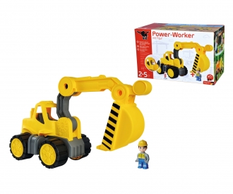 BIG Power-Worker Mini 2-5 Jahre Kinder Spielzeug Auto Bagger Spiel 8037 