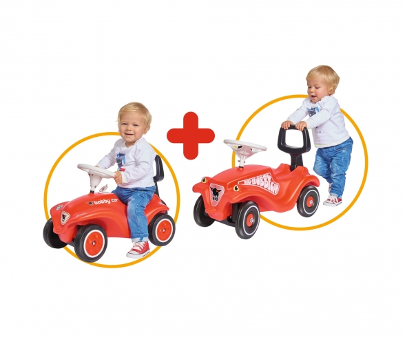 BIG Bobby-Car Walker Rückenlehne Lauflernhilfe Spielzeug Kunststoff 800056445 
