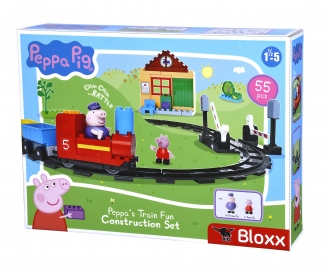 BIG Bloxx Peppa Pig Bahnset Bausteine
