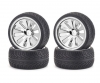 1:10 Reif.-/Felgen Set Buggy On-R. 4 St.