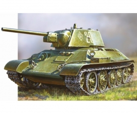 1:72 WWII Rus. KPz T34/76 Snap-Fit