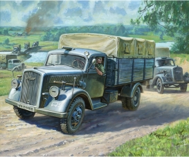 1:100 WWII Deutscher 3t Transporter LKW