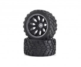 Tyre/wheel rim set Off-Road CV-10T black