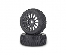 1:8CY Tyre/Wheel-Set Buggy, black (2)