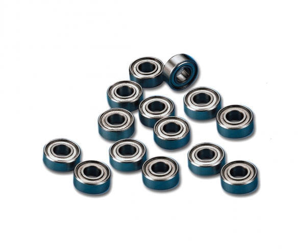 14 PCS Metal Ball Bearing FOR Tamiya 58587 RC Neo Fighter Buggy DT03 DT-03 SV