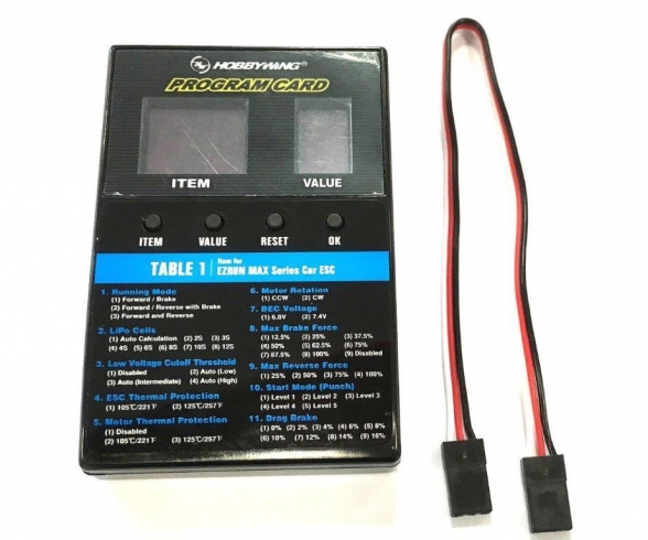 Carson 500906143 Brushless Programmierbox 1:8/1:10 