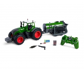1:16 RC Tractor w. road tank 100% green