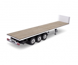 1:14 3-axle flatbed trailer III Steel
