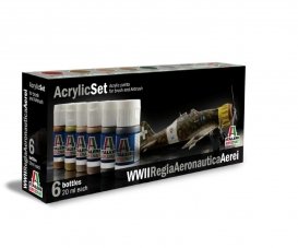Acrylic Set WWII Aerei Regia Aeronautica Acrylic Set WWII Aerei Regia Aeronautica