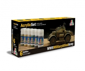 Acryl Set WWII Military Allied Army