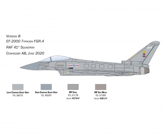 Rsaf Nuevo Modelo fácil 37142-1/72 Eurofighter Ef-2000A 