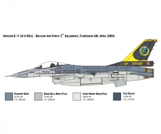 F-16a Fighting Falcon Kit Italeri 1:48 it2786 