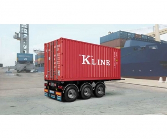 Details about   20' Container Trailer Italeri Kit 1:24 IT3887 Model 