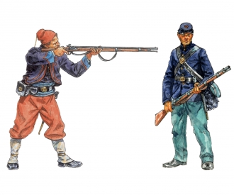 1:72 Union Infantry and Zuaves