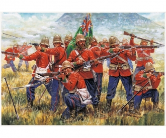 Un appel aux armes Set #57 Infanterie Britannique-Zulu War-Échelle 1/72 en plastique 
