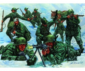 ITALERI BRITISH COMMANDOS WORLD WAR II 1:72 SCALE MODEL SOLDIERS MARINES NAVY 