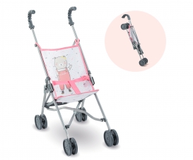 Corolle 14-17" Umbrella Stroller Pink