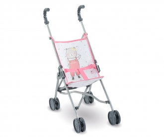 Corolle 14-17" Umbrella Stroller Pink