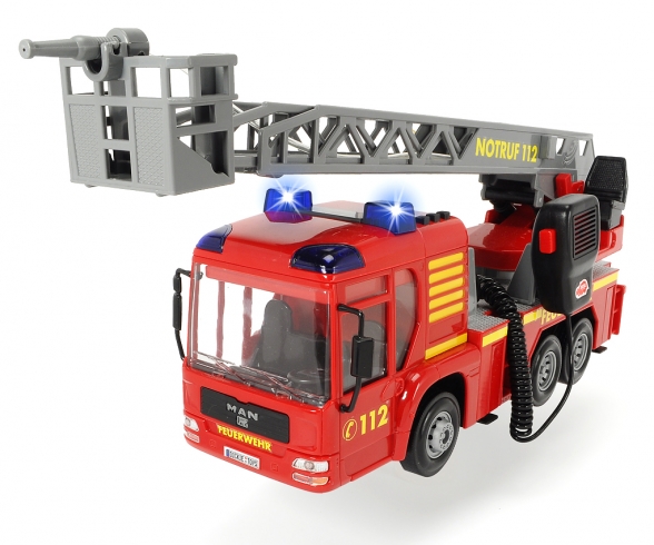 Licht Sound Spritzfunktion Leiter Fire Hero Feuerwehrauto Dickie Toys 