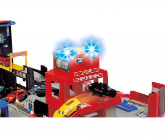 Folding Fire Truck Playset