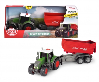 Dickie Toys 203737002 Fendt 939 Vario 203737002-Fendt Traktor mit Friktion Lich 
