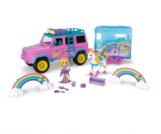 Car to unicorn toy