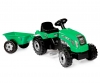 GM Bull Traktor Grün mit Anhänger