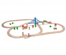 Eichhorn Bahn, Bahnset mit Brücke Eichhorn Bahn, Bahnset mit Brücke