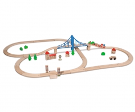 Eichhorn Bahn, Bahnset mit Brücke Eichhorn Bahn, Bahnset mit Brücke