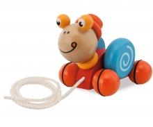 Eichhorn Pull-along Animal, Snail Eichhorn Pull-along Animal, Snail