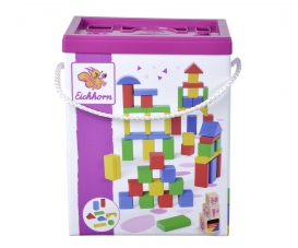 Eichhorn Coloured Wooden Blocks Eichhorn Coloured Wooden Blocks