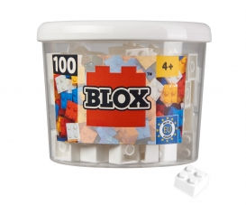 Blox - 100 4er Bausteine weiß - kompatibel mit bekannten Spielsteinen Blox - 100 4er Bausteine weiß - kompatibel mit bekannten Spielsteinen