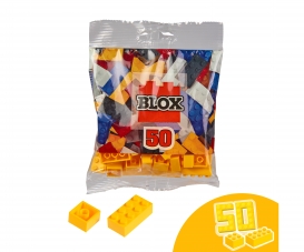 Blox - 50 Bausteine gelb - kompatibel mit bekannten Spielsteinen Blox - 50 Bausteine gelb - kompatibel mit bekannten Spielsteinen