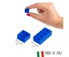 Blox - 50 Bausteine blau - kompatibel mit bekannten Spielsteinen Blox - 50 Bausteine blau - kompatibel mit bekannten Spielsteinen