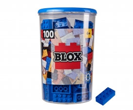 Blox - 100 8er Bausteine blau - kompatibel mit bekannten Spielsteinen Blox - 100 8er Bausteine blau - kompatibel mit bekannten Spielsteinen