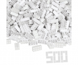 Blox - 500 8er Bausteine weiß - kompatibel mit bekannten Spielsteinen Blox - 500 8er Bausteine weiß - kompatibel mit bekannten Spielsteinen