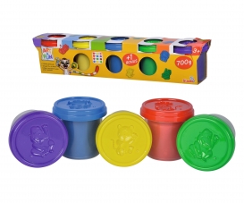 Pâte à modeler molle Art&Fun, pack bonus 4+1 Pâte à modeler molle Art&Fun, pack bonus 4+1