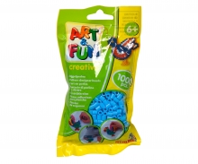 Art & Fun 1.000 Bügelperlen im Beutel blau Art & Fun 1.000 Bügelperlen im Beutel blau