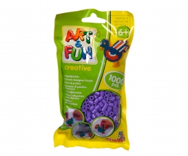 Art & Fun 1.000 Bügelperlen im Beutel lila Art & Fun 1.000 Bügelperlen im Beutel lila