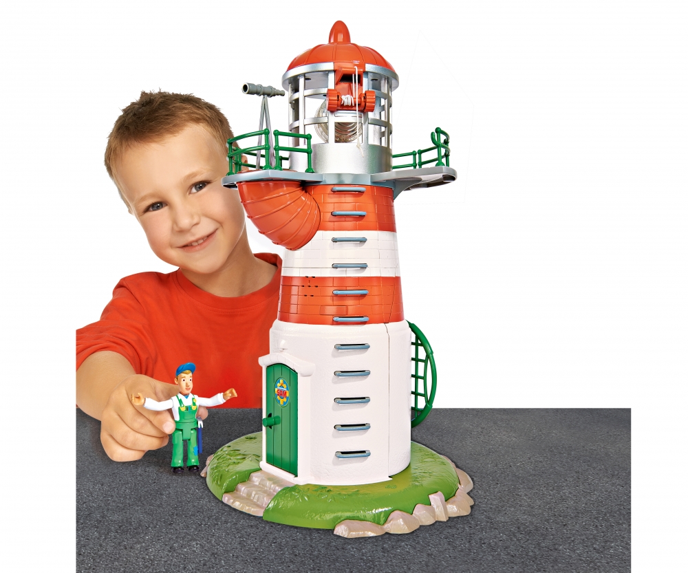 Sam Lighthouse with Figurine Fireman Sam Brands shop.simbatoys.de