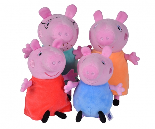 Peppa Pig 4 pcs. Familyset in Car 109261006 Peppa Wutz Brands