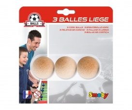 3 BALLES LIEGE 35 MM EN BLISTER 3 BALLES LIEGE 35 MM EN BLISTER