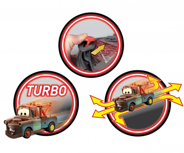RC Cars 3 Turbo Racer Mater 1:24 RC Cars 3 Turbo Racer Mater 1:24