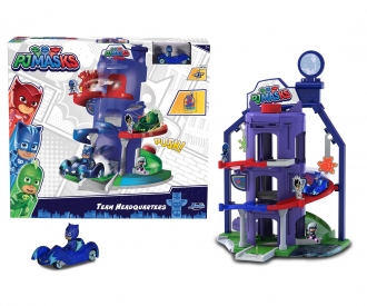 Download Free Pj Masks Team Headquarter Incl 1 Die Cast Vehicle Cat Car Free Mockup Templates.