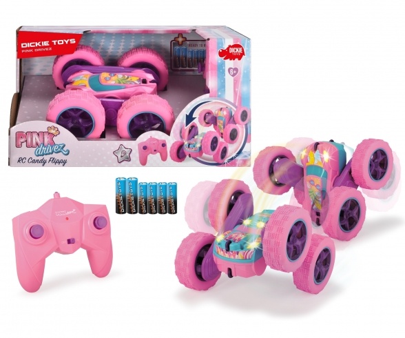 Radiocontrolled Flippy in pink color Radiocontrolled Flippy in pink color