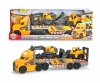Großer Mack Truck mit 2 Volvo Fahrzeugen Großer Mack Truck mit 2 Volvo Fahrzeugen