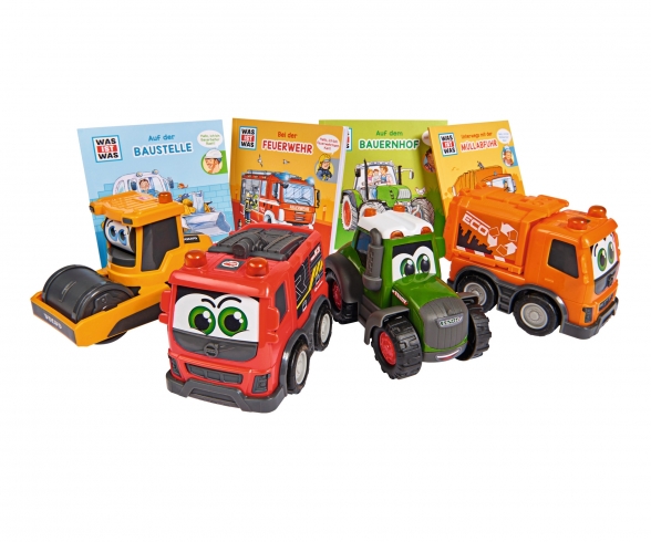 Set aus Sachbuch und Fahrzeug: Baustelle Set aus Sachbuch und Fahrzeug: Baustelle