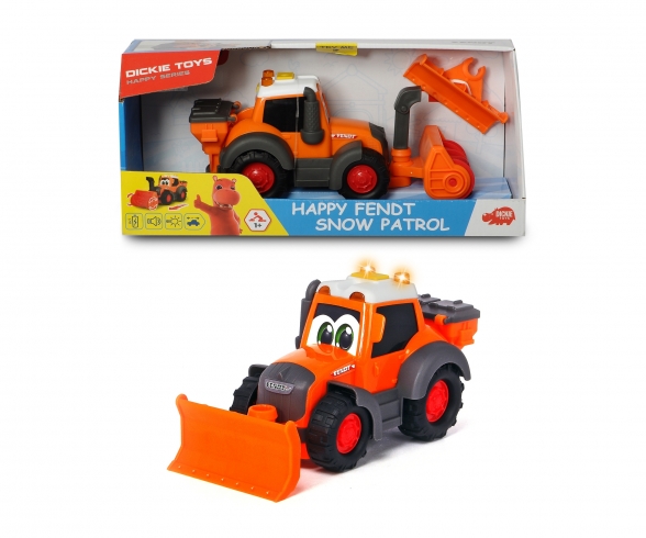 Happy Fendt Traktor mit Schneefräse und Schneeschild Happy Fendt Traktor mit Schneefräse und Schneeschild
