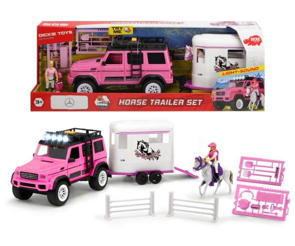 Playlife-Horse Trailer Set pink Playlife-Horse Trailer Set pink